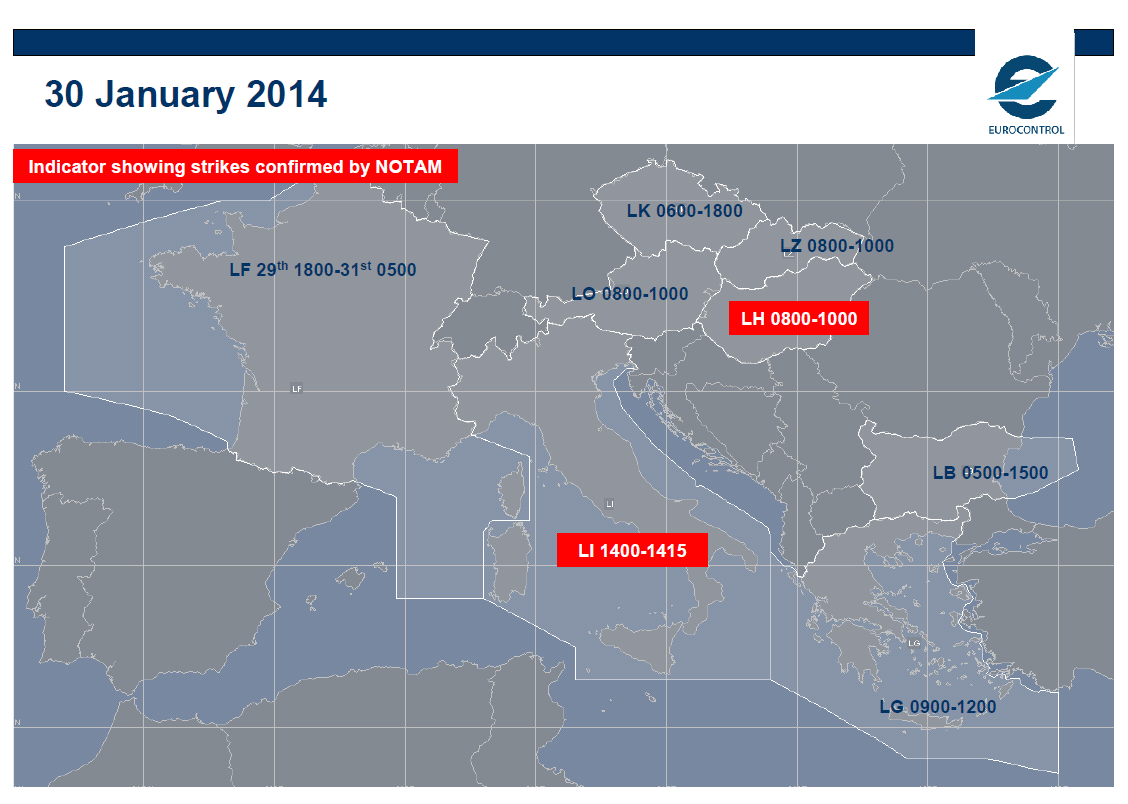 Strike ATC 30/01/14