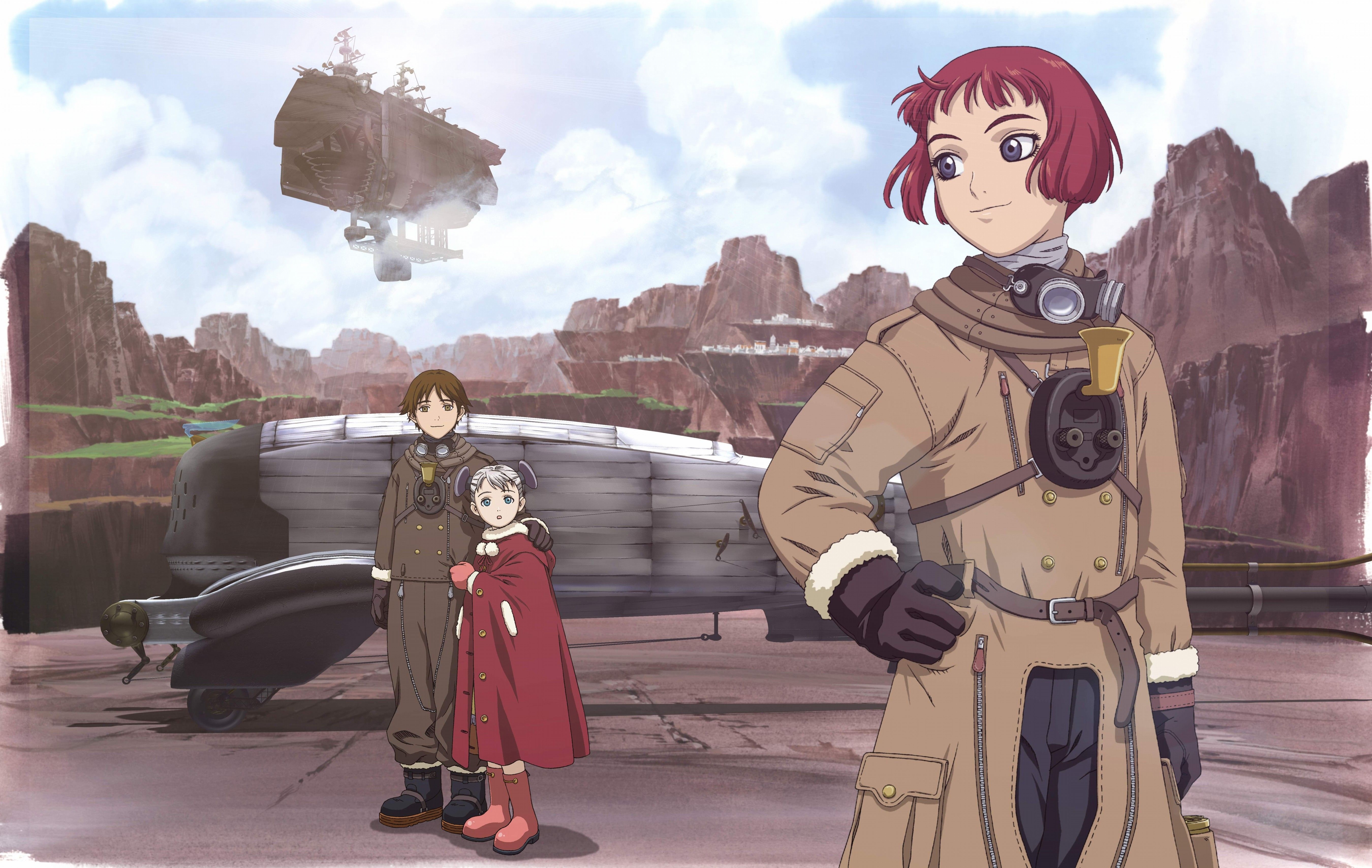 In the Last Exile, aircrafts are a common means of transport.