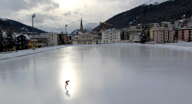 Davos iceskating