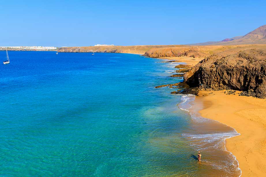 beach and ocean lanzarote