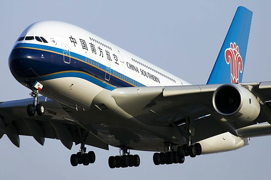 china southern vliegtuig