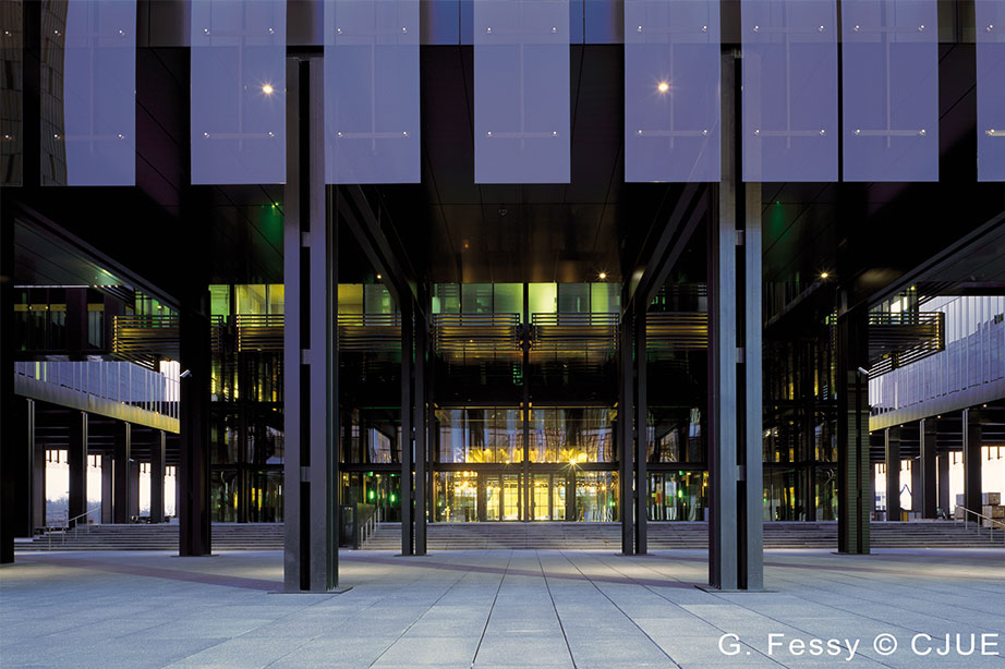 front of the european court of justice in Luxembourg