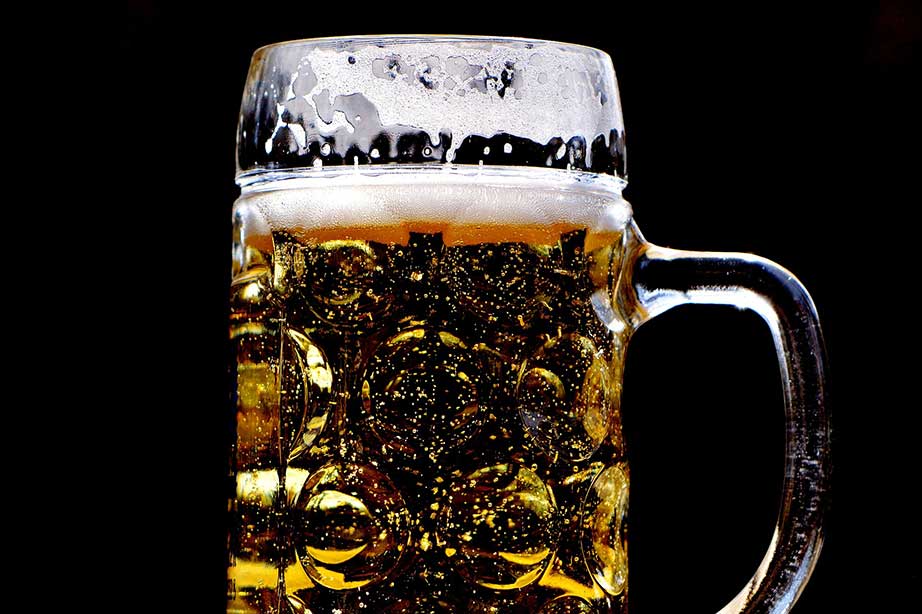 beerglas with beer