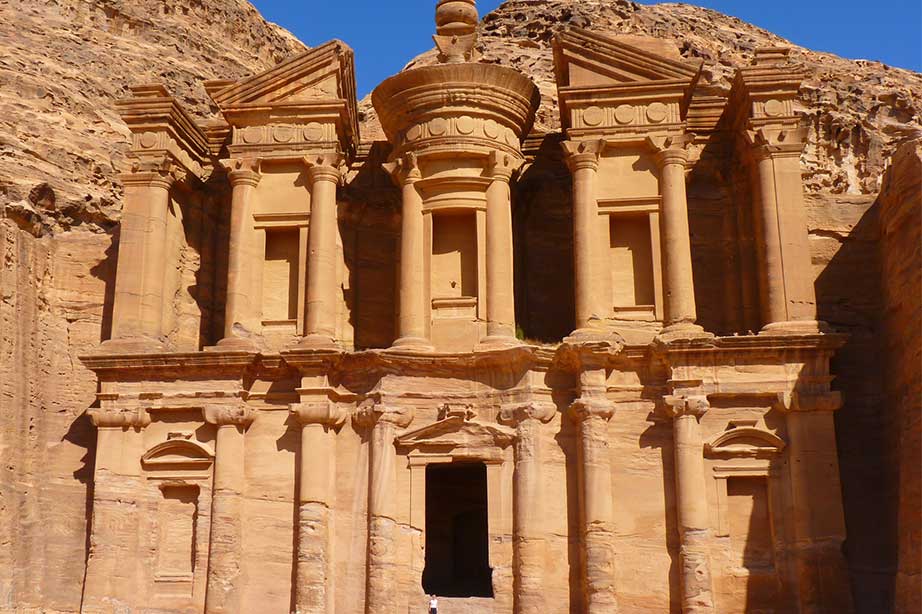 petra monastery in Jordan