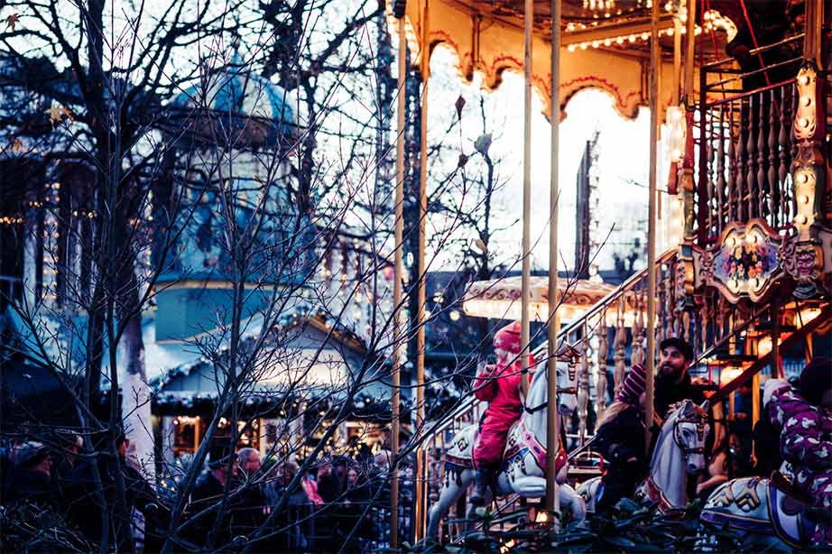 Carousel at the Copenhagen Christmas market