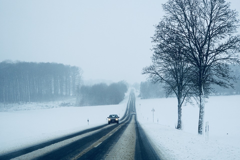 Road full of snow