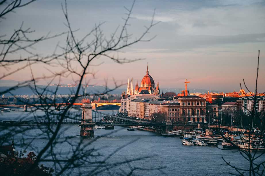 budapest along river Donau