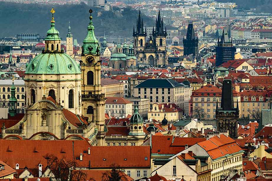 the old city of prague view