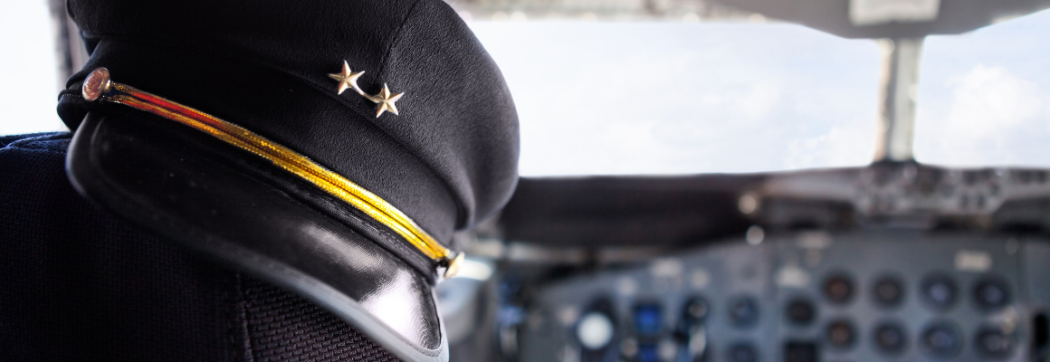 header pilot cap