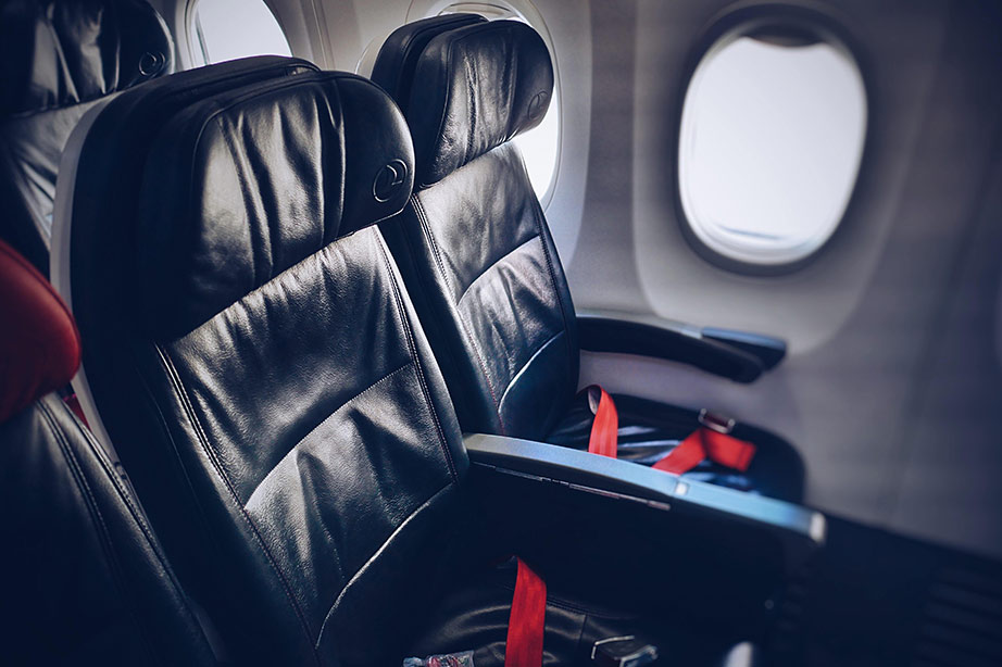 view on best seat in airplane during corona