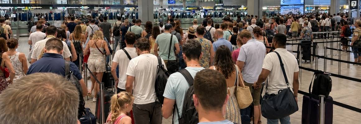 Hai perso il volo a causa delle lunghe code ai controlli di frontiera? Di norma non hai diritto a un risarcimento